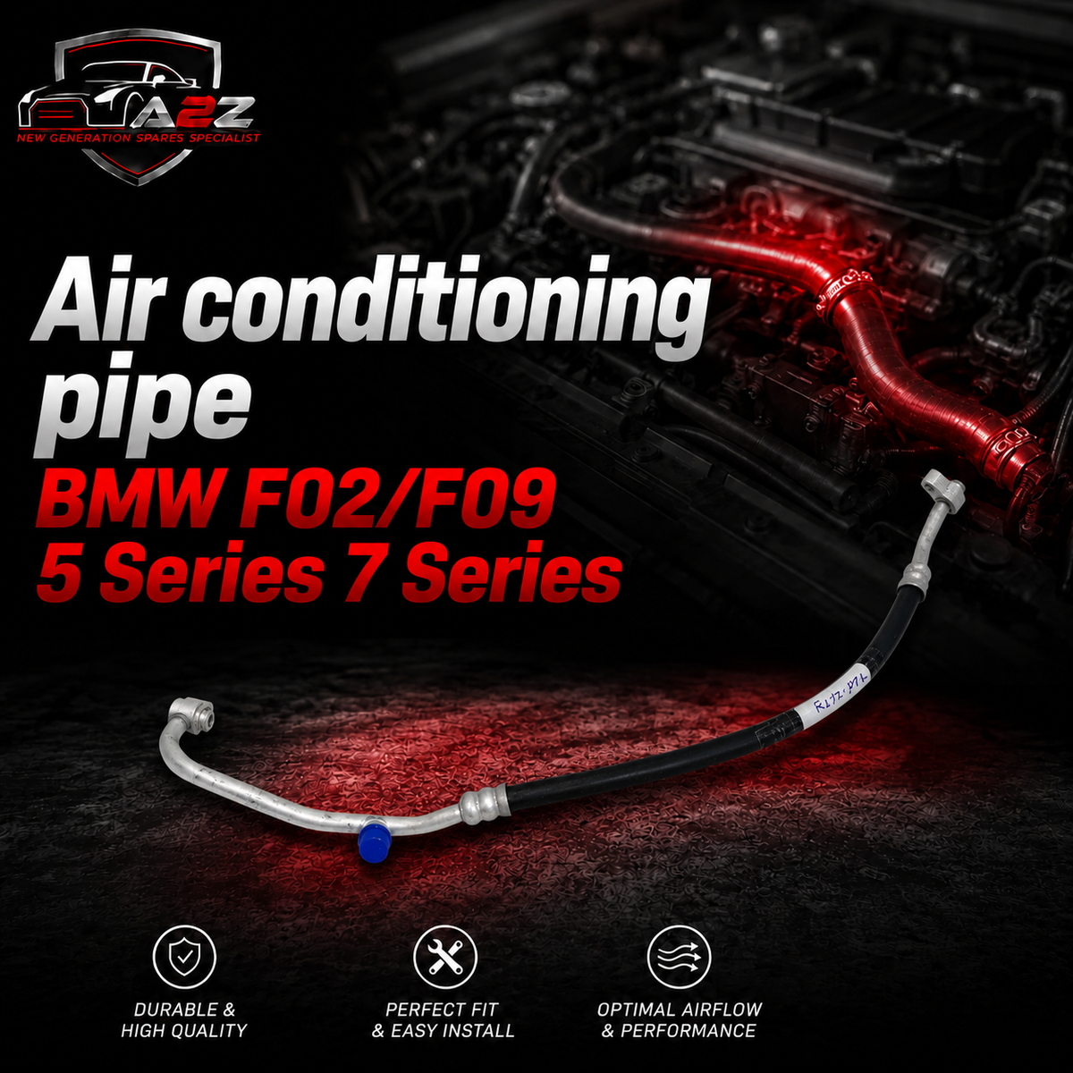 A/C Hose Pipe 64539120005 Compatible With BMW F02/F09 5 Series 7 Series