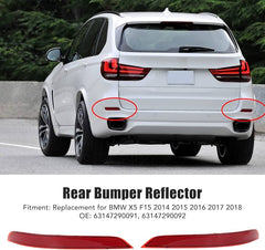 Rear Bumper Reflector Compatible With BMW X5 F15  Rear Bumper Reflector Left 63147290091 & Right 63147290092 Tag-RB-58