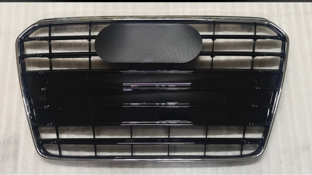 Glossy Black Original Show Grill Compatible With Audi = A5 (2012-16) Tag No.191