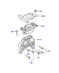 Front Left Transmission Mount LR023379 Compatible With LAND ROVER FREELANDER 2 (L359) | LR2