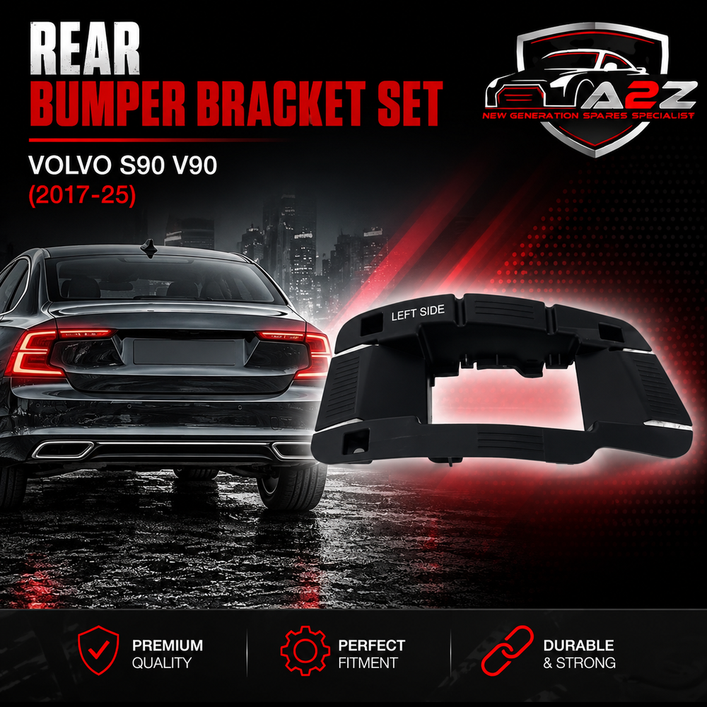 Rear Bumper Bracket Set Left 31425128 & Right 31425129 Compatible With VOlvo S90 V90 (2017-25)