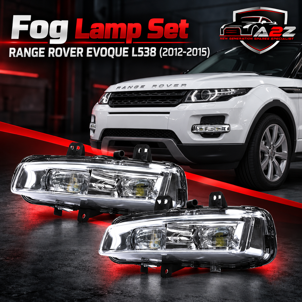 Fog Lamp Fog Light Compatible With LAND ROVER RANGE ROVER EVOQUE L538 (2012-2015) Fog Lamp Fog Light Left LR026090 & Right LR026089 LR185739 Tag-FO-01