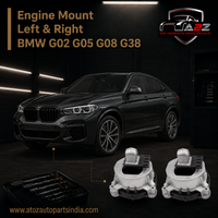 Engine Mount Left 22116860495 & Right 22116860496 Compatible With BMW G02 G05 G08 G38