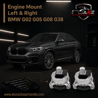 Engine Mount Left 22116860495 & Right 22116860496 Compatible With BMW G02 G05 G08 G38