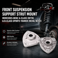 Front Suspension Support Strut Mount 2463230020 A2463230020 Compatible With MERCEDES-BENZ A-CLASS (W176) & B-CLASS Sports Tourer (W246, W242) & CLA Coupe (C117) & GLA-CLASS (X156)