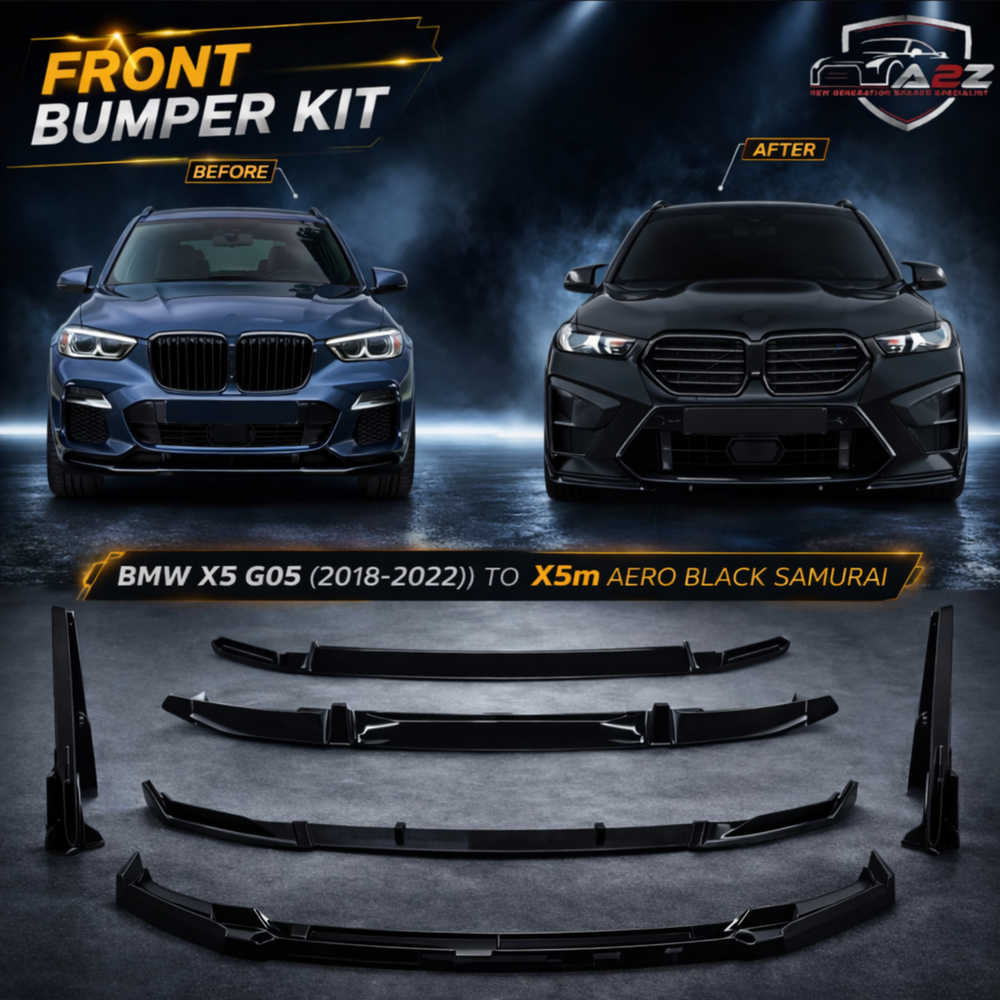 Front Bumper Body Kit Compatible With BMW X5 G05 (2018-2022) To M Sport Mp M Performance Mt M Tech Upgrade | (Shipping Cost Not Included In Price)