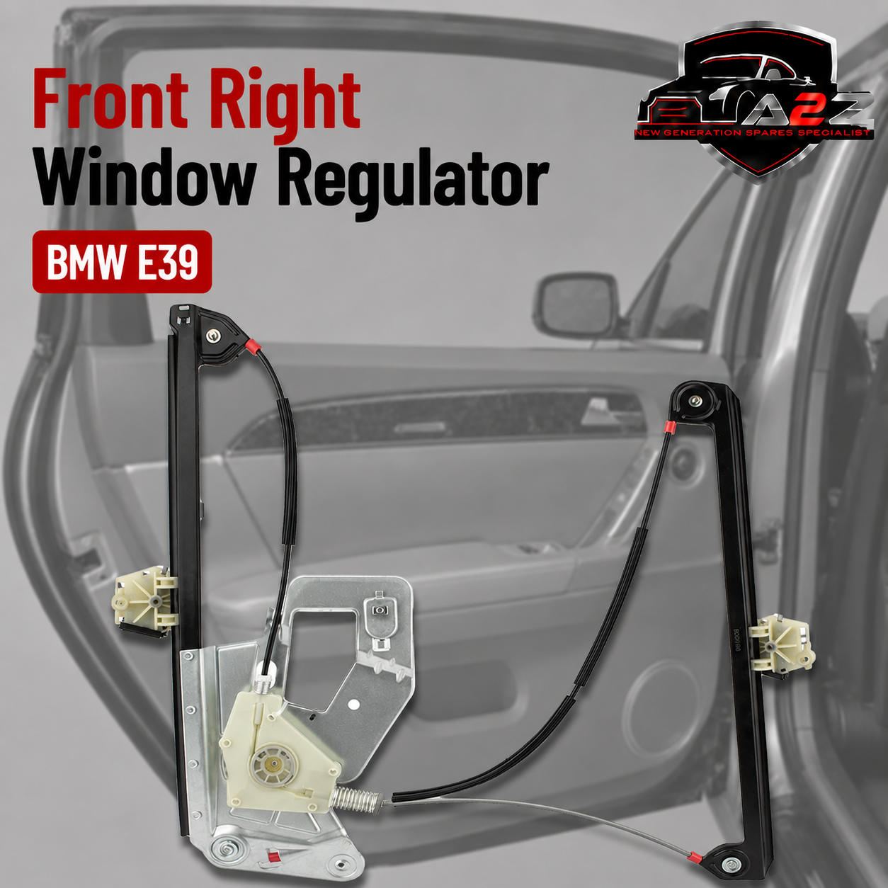 Front Right Window Regulator 51338252394 Compatible With BMW E39