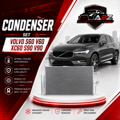 Condenser 31657364 32138991 32339859 Compatible With Volvo  XC60 S60  S90 V90