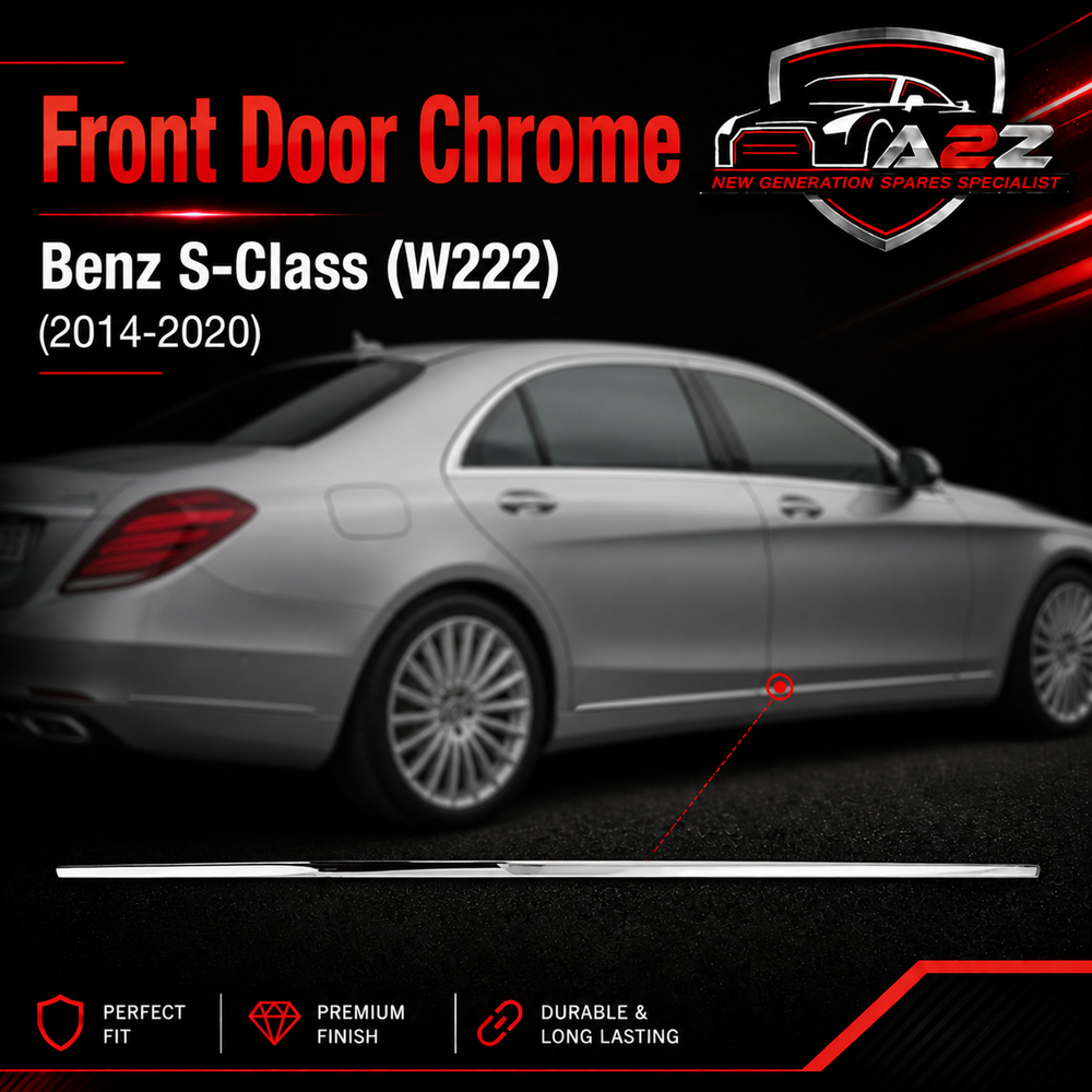Front Door Chrome Left 2226908501 Right 2226908601 Mercedes-Benz S-Class (W222) Tag No.234