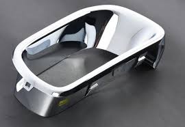 Air Duct Brake Chrome Compatible With MINI COOPER F55 / F56 Air Duct Brake Chrome Left 551117337811 & Right 51117337812 Tag-FC-704