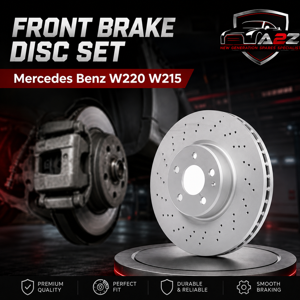 Front Brake Disc Set 2204212512 Compatible Wirh Mercedes Benz W220 W215