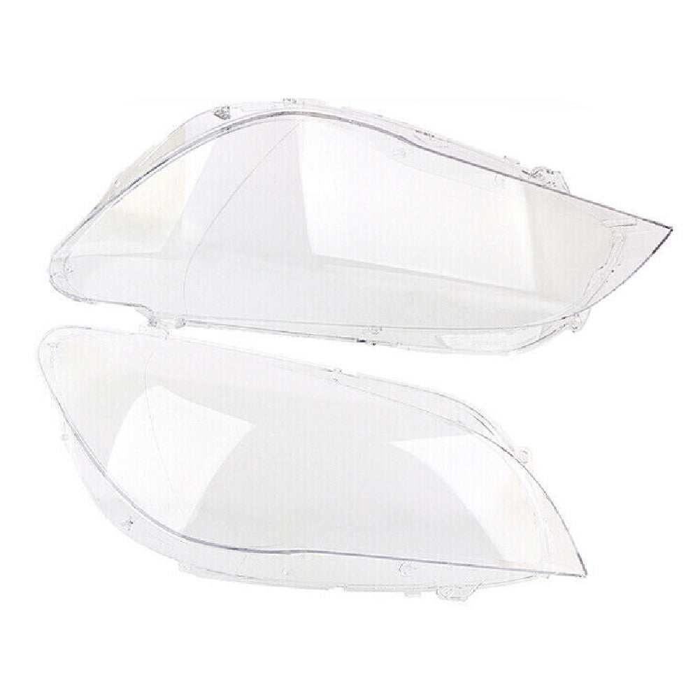 Car Front Headlight Lens Shell Transparent Lamp Shade Headlamp  Cover compatible for BMW F02 2008 - 2015.