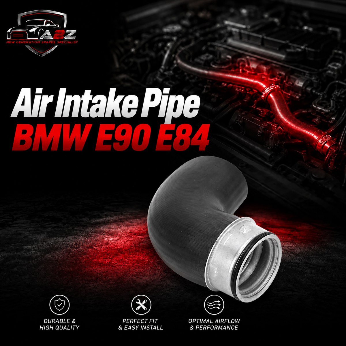 Air Intake Pipe 13717590304XB Compatible With BMW E90 E84