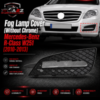 Fog Lamp Cover (Without Chrome) Compatible With Mercedes-Benz R-Class W251 (2010-2013) Fog Lamp Cover Left 2518852923 & Right 2518853623 25188536231 Tag No.344