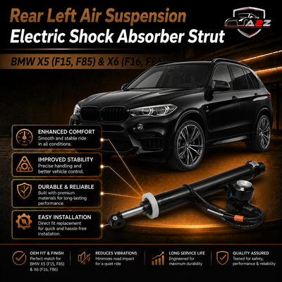 Rear Left Air Suspension Electric Shock Absorber Strut 37106875087 Compatible With BMW X5 (F15, F85) & X6 (F16, F86)