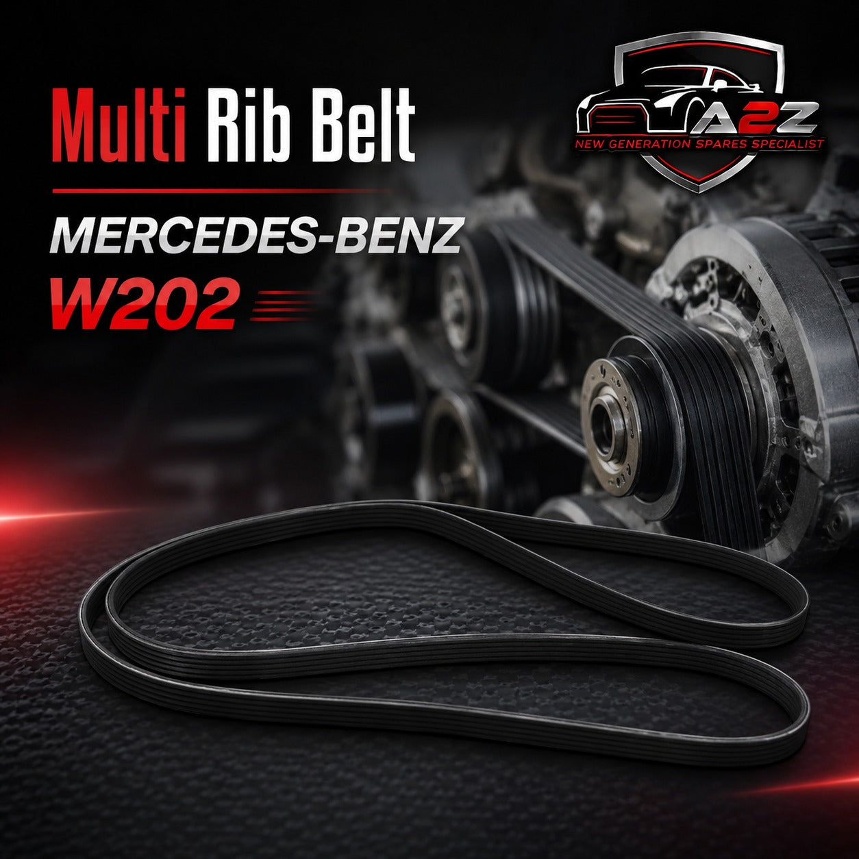 Multi Rib Belt 6PK2140 0109977992 Compatible With MERCEDES-BENZ C-CLASS (W202) (CONTINENTAL)