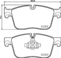 Front Brake Pad LR141734 J9D1199 2230201 P36031 Compatible With JAGUAR F-PACE X761 & XF II X260