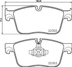 Front Brake Pad LR141734 J9D1199 2230201 P36031 Compatible With JAGUAR F-PACE X761 & XF II X260