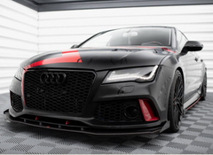 RS7 Full Black Honeycomb Show Grill Compatible With Audi = A7 (2009-15) Tag No.221