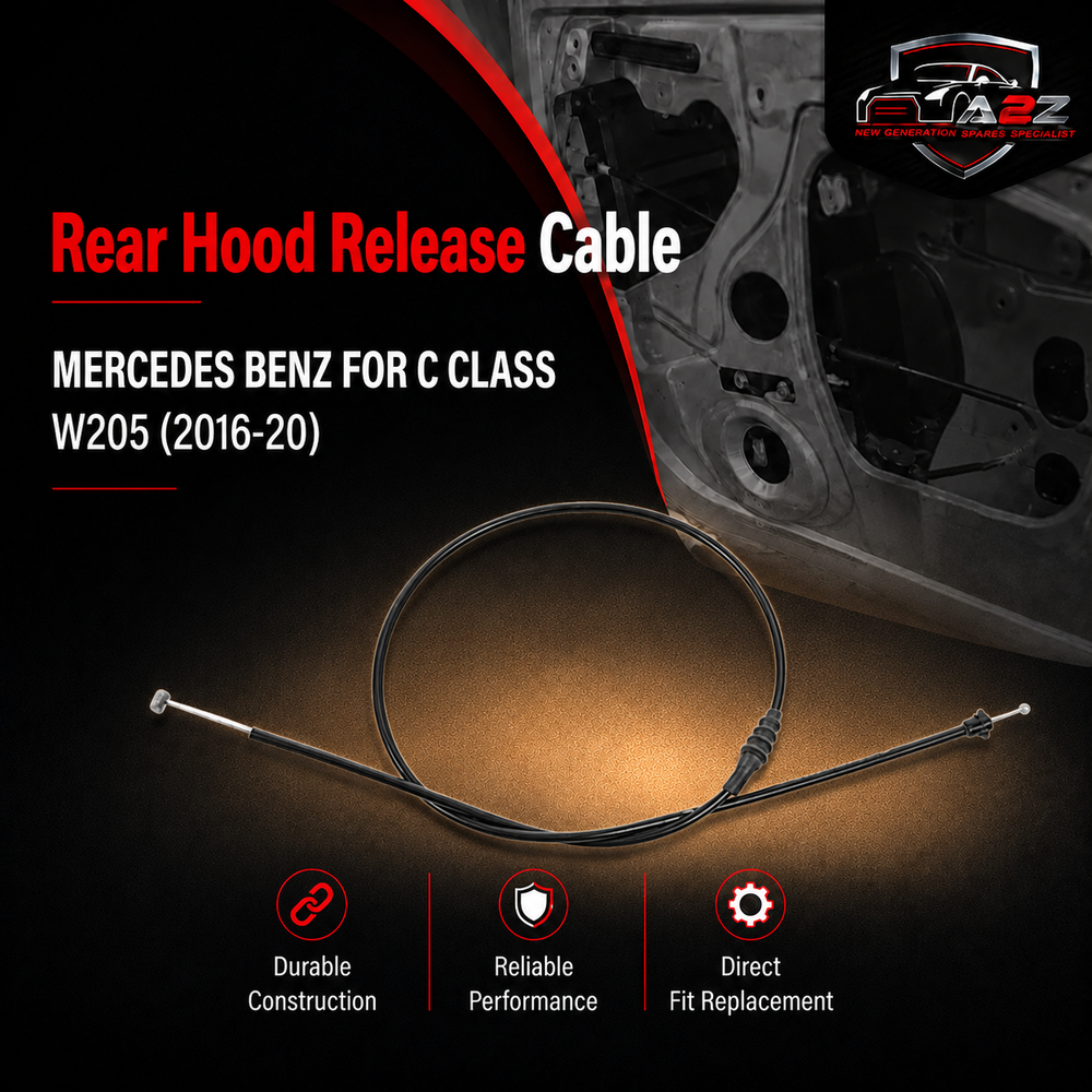 Rear Hood Release Cable A2058800159 A2058800059 2058800159 Compatible With MERCEDES BENZ FOR C CLASS W205 (2016-20)