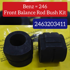 Front Stabilizer Sway Bar Bushing Kit 2463203411 Compatible With MERCEDES-BENZ A-CLASS (W176) & B-CLASS Sports Tourer (W246, W242) & CLA Coupe (C117) & GLA-CLASS (X156)