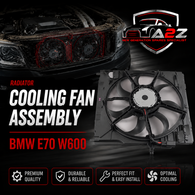 Radiator Cooling Fan Assembly 17428618241 Compatible With BMW E70 W600