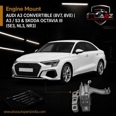Engine Mount 5QD199262 Compatible With AUDI A3 Convertible (8V7, 8VE) | A3 / S3 & SKODA OCTAVIA III (5E3, NL3, NR3)