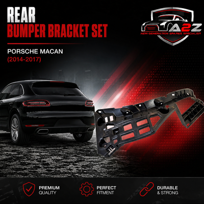 Rear Bumper Bracket Set Left 95B807253C & Right 95B807254C Compatible With Porsche Macan (2014-2017) Tag No.248