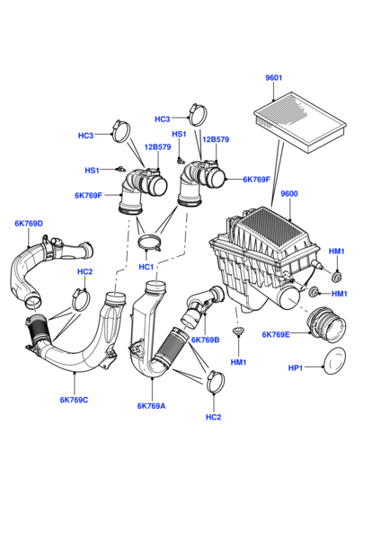Air Mask Sensor PHF500090 Compatible With LAND ROVER & RANGE ROVER III (L322) & RANGE ROVER SPORT I (L320)