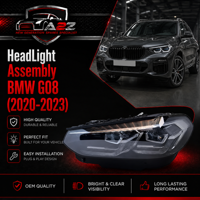 Complete Head Light Set Left 63115A1FB17 & Right 63115A1FB18 Compatible With BMW G08