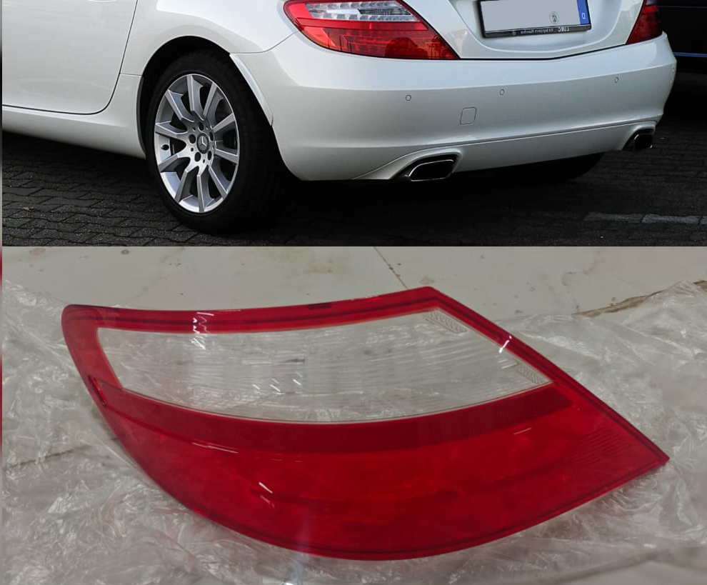 Tail Light Glass Compatible With Mercedes Benz 172 SLK (2011-2015)