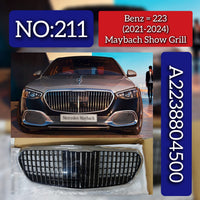 Maybach Show Grill 2238804500 A2238804500 Compatible With MERCEDES BENZ W223 (2021-2024) Tag No.211