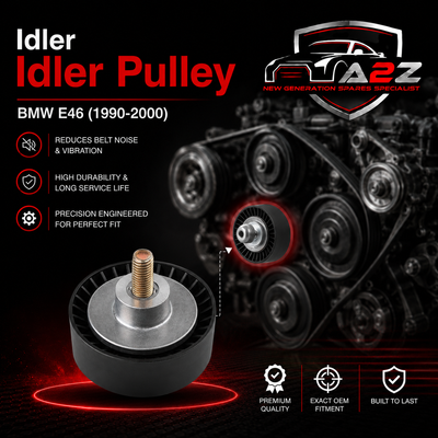 Idler Pulley 11281435594 Compatible With BMW E46