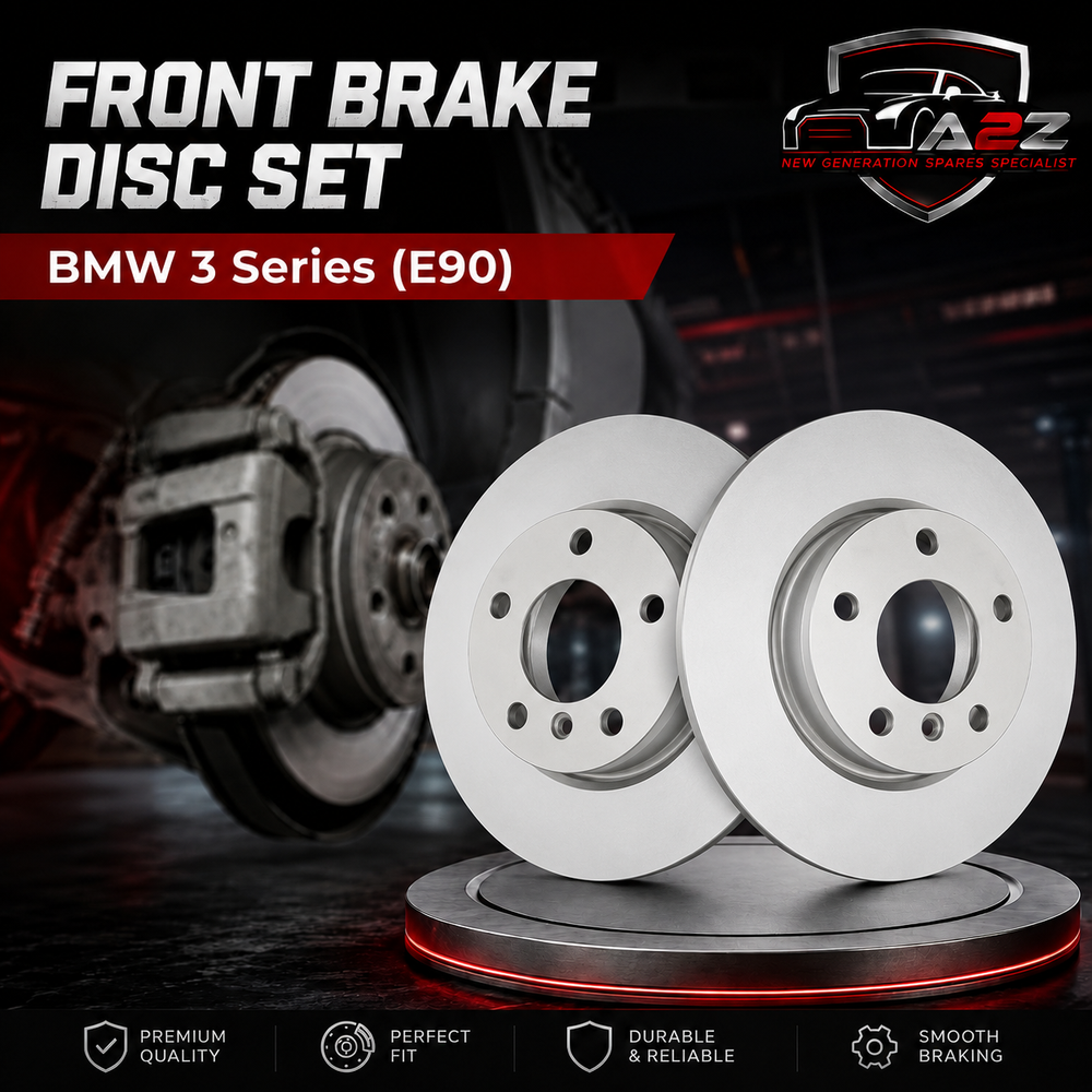 Front Brake Disc Set 34116854997 34116764641 Compatible With BMW 3 Series (E90)