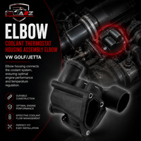 Coolant Thermostat Housing Assembly Elbow 0221211117C 2212111170 Compatible With VW GOlF/JETTA Tag No.56