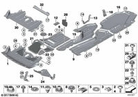 Engine Under Shield 51757180632 Compatible With BMW For X6 E71 (2008-14)