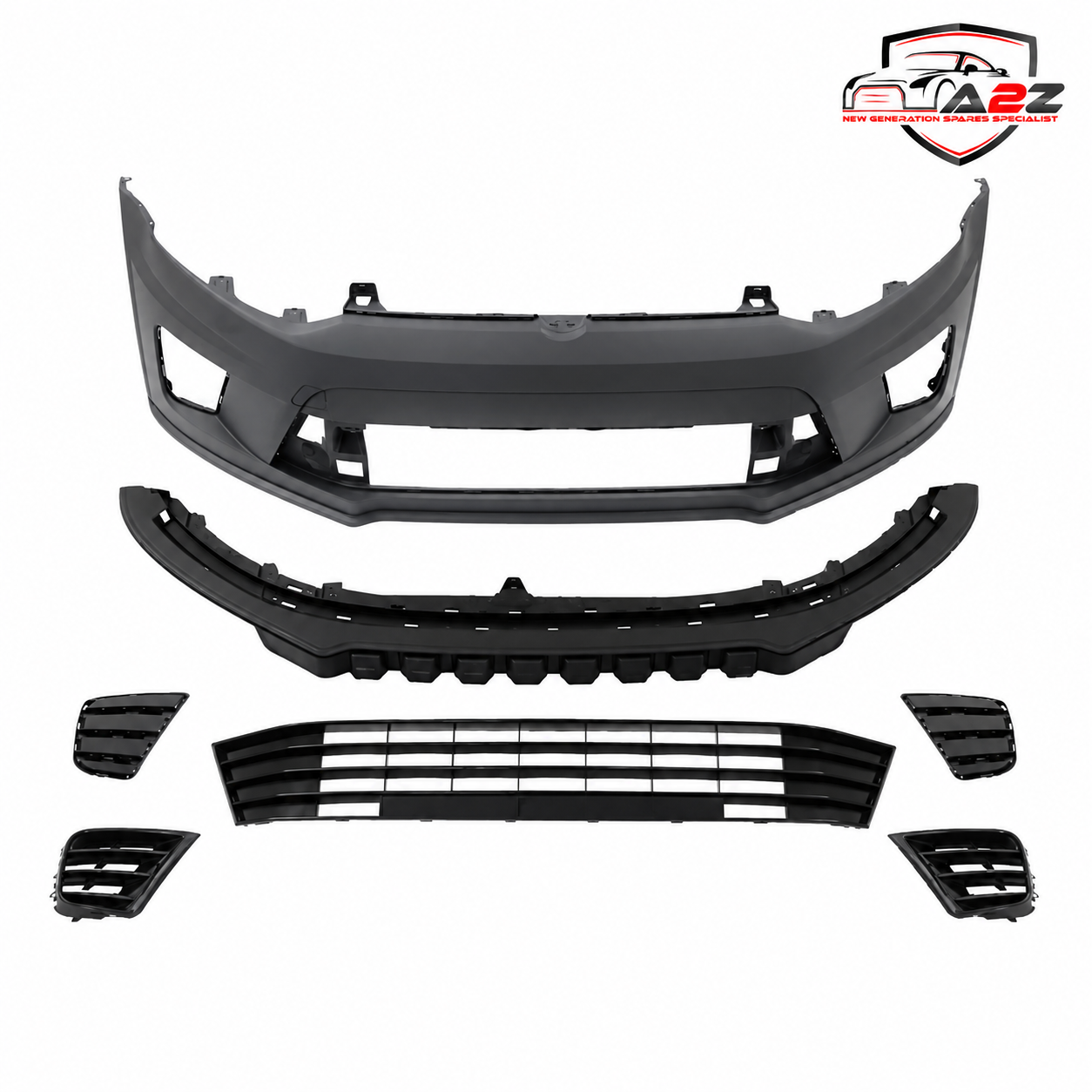 Front Bumper  Body Kit Compatible With Vw Volkswagen Polo 2010-2024 Upgrade To R400 R Line Style (Shipping Cost Not Included In Price)