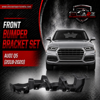 Front Bumper Bracket Left 80D807283A & Right 80D807284A Compatible With AUDI Q5 (2018-2020) Tag No.163