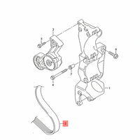 Multi Rib Belt 6DPK1195 06A260849C Compatible With SKODA OCTAVIA I (1U2) (CONTINENTAL)