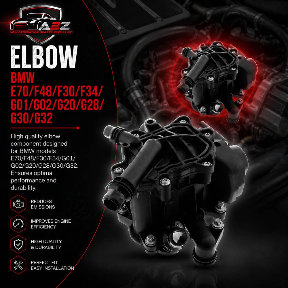 Elbow 11537644811 Compatible With BMW (E70/F48/F30/F34/G01/G02/G20/G28/G30/G32) Tag No.104