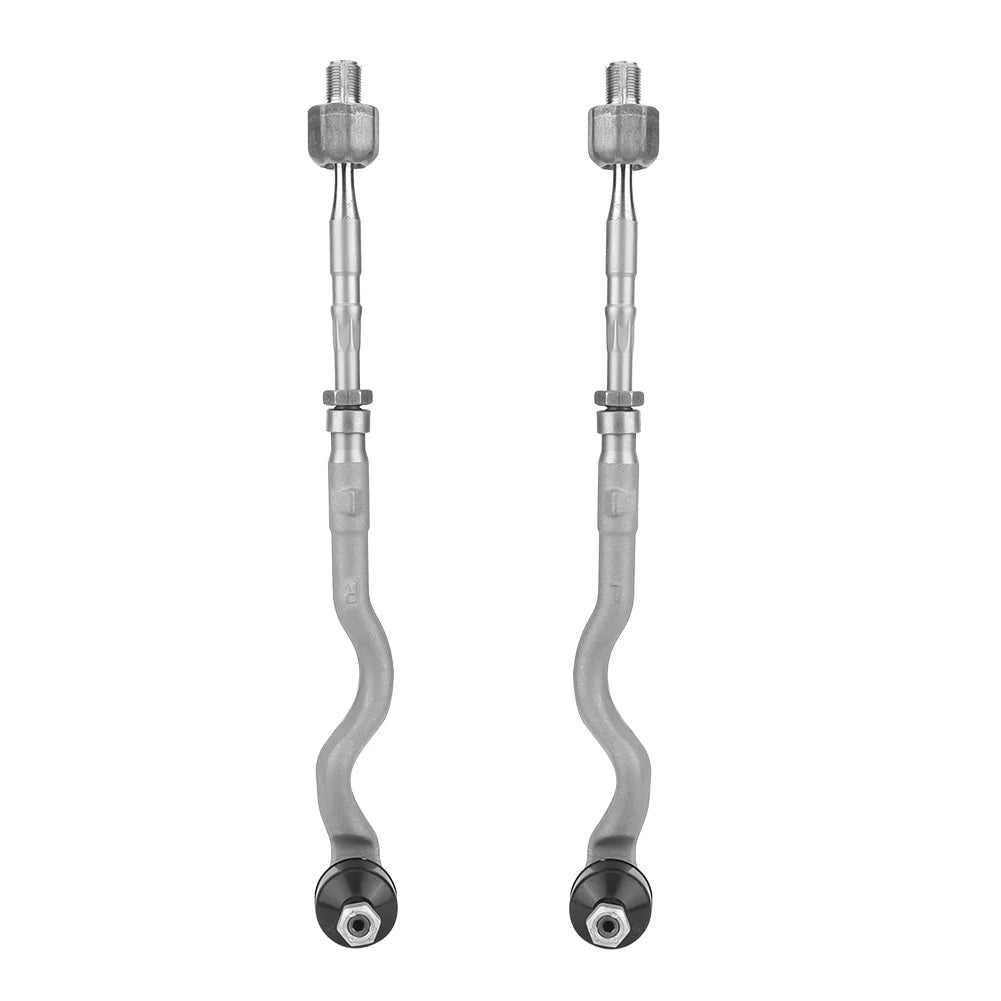 Front Steering Tie Rod End Assembly (Rack End & Tie Rod End) Left & Right 32106774222 32106774223 32106777503 32106777504 32111096897 32111096898 32211095955 32211095956 Compatible With BMW E46 E85