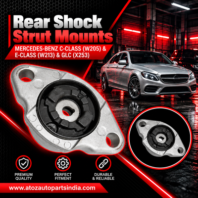 Rear Shock Strut Mounts 2133264800 Compatible With MERCEDES-BENZ C-CLASS (W205)  & E-CLASS (W213) & GLC (X253)
