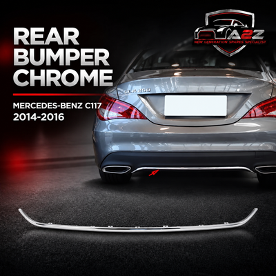 Rear Bumper Chrome A1178853500 Compatible With MERCEDES-BENZ CLA C117 2014-2016 Tag No.137