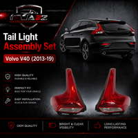 Complete Tail Light Assembly Left 31395844 & Right 31395845 Compatible With Volvo V40 (2013-19)