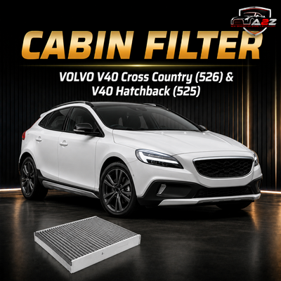 Cabin Filter E3905LC & 31436711 & LAK875 Compatible With VOLVO V40 Cross Country (526) & V40 Hatchback (525)  Tag 150