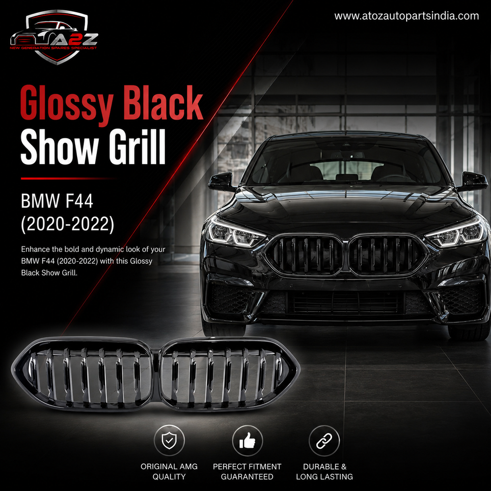 Glossy Black Show Grill 51138080493 Compatible With BMW 2 Series (F44) (2020-2022) Tag No.114