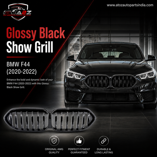 Glossy Black Show Grill 51138080493 Compatible With BMW 2 Series (F44) (2020-2022) Tag No.114