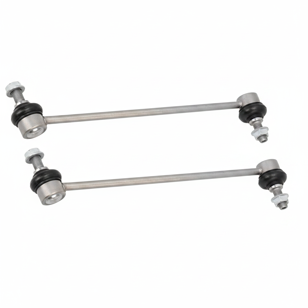 Front Axle Sway Bar End Stabilizer Link Right  & Left Set 31356777319 Compatible With BMW 5 Series (F10) & 5 Gran Turismo (F07) & 6 Convertible (F12) & 7 Series (F01, F02, F03, F04)