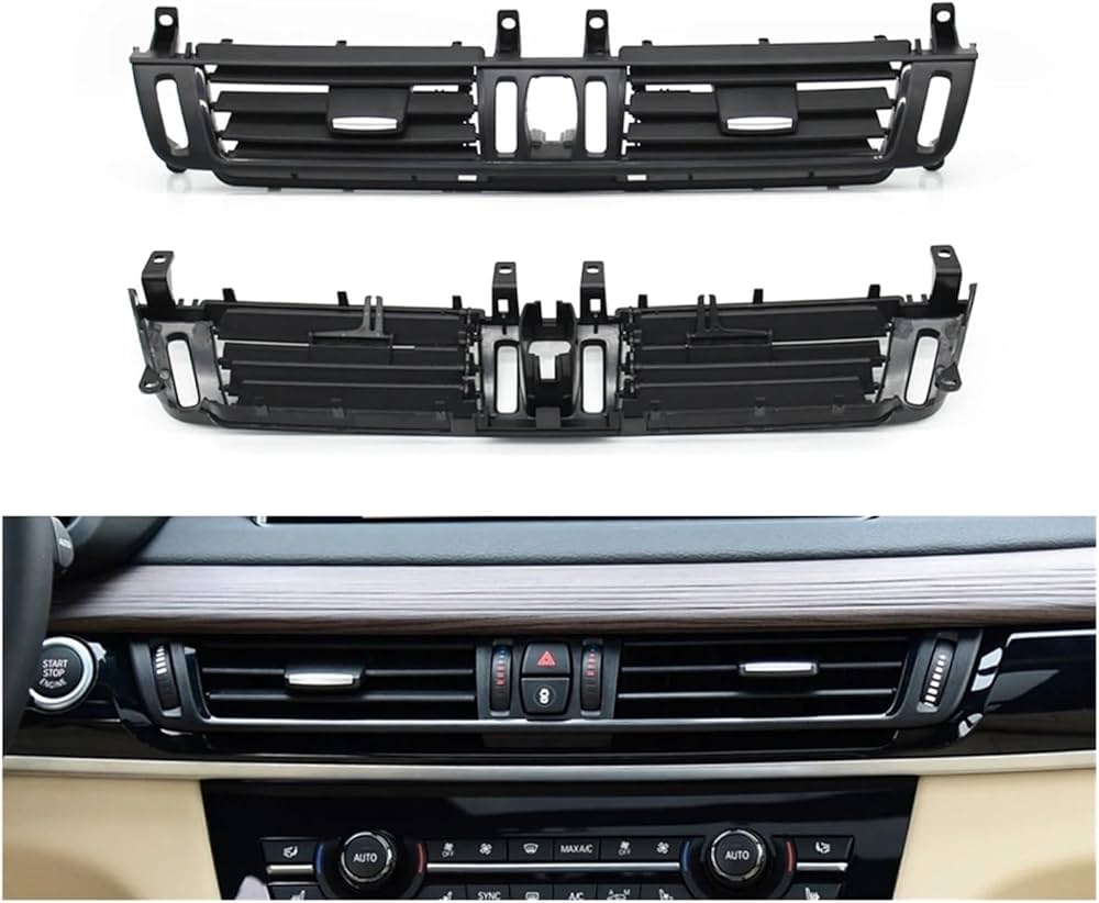 BMW X5 F15 X6 F16 Black AC Vent Grille Set 64229253115 64229279150 64229279149 64229252013