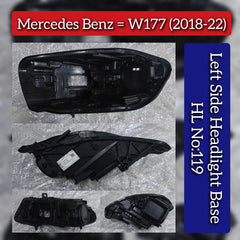 HeadLight Base Compatible With Mercedes Benz W177 (2018-2022) Tag No.119